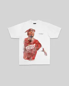 Pac Spit Big Face White Shirt