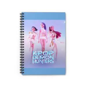 K-POP Demon Hunters Spiral Notebook - Aesthetic Journal for Fans, Cute Notebook for School, K-Pop Merchandise, Gift for Teens, Vintage [...]