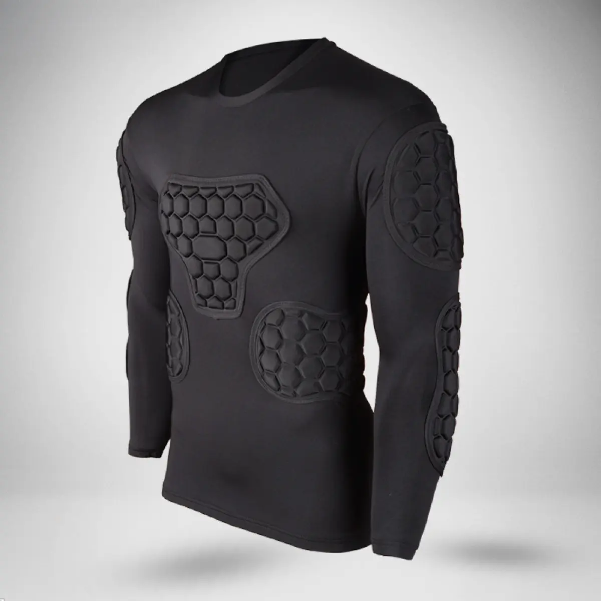 Goalkeeper Costume Honeycomb Tight-Fitting Football Goalkeeper Uniform Goalkeeper Uniform Knee Pads Elbow Pads Chest Protector rib  protector