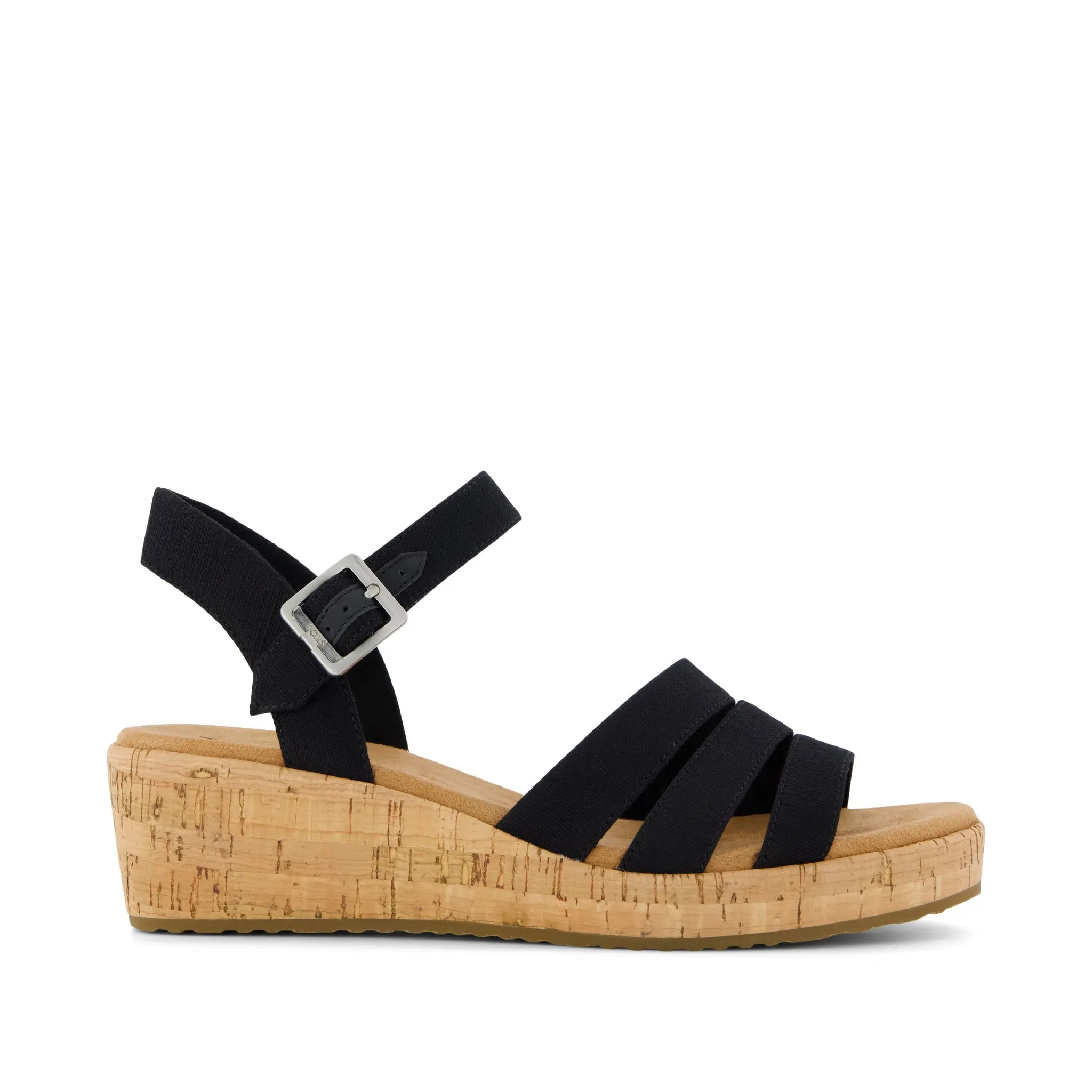 Womens Julia Wedge Sandal Woven Black Womens Julia Wedge Sandal Woven Black