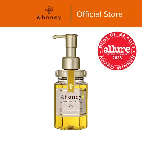 &honey Deep Moist Hair Oil 3.0 Honey-Infused Hair Oil for Dry, Frizzy Hair, Deep Moisture & Shine
