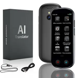 Language Translator Device, Real-Time 2-Way Voice Translation in 149 Languages, Support Offline Mode and Photo Translation, Foreign Language AI Translator for Travel, Study, Business (2025 Upgraded)
