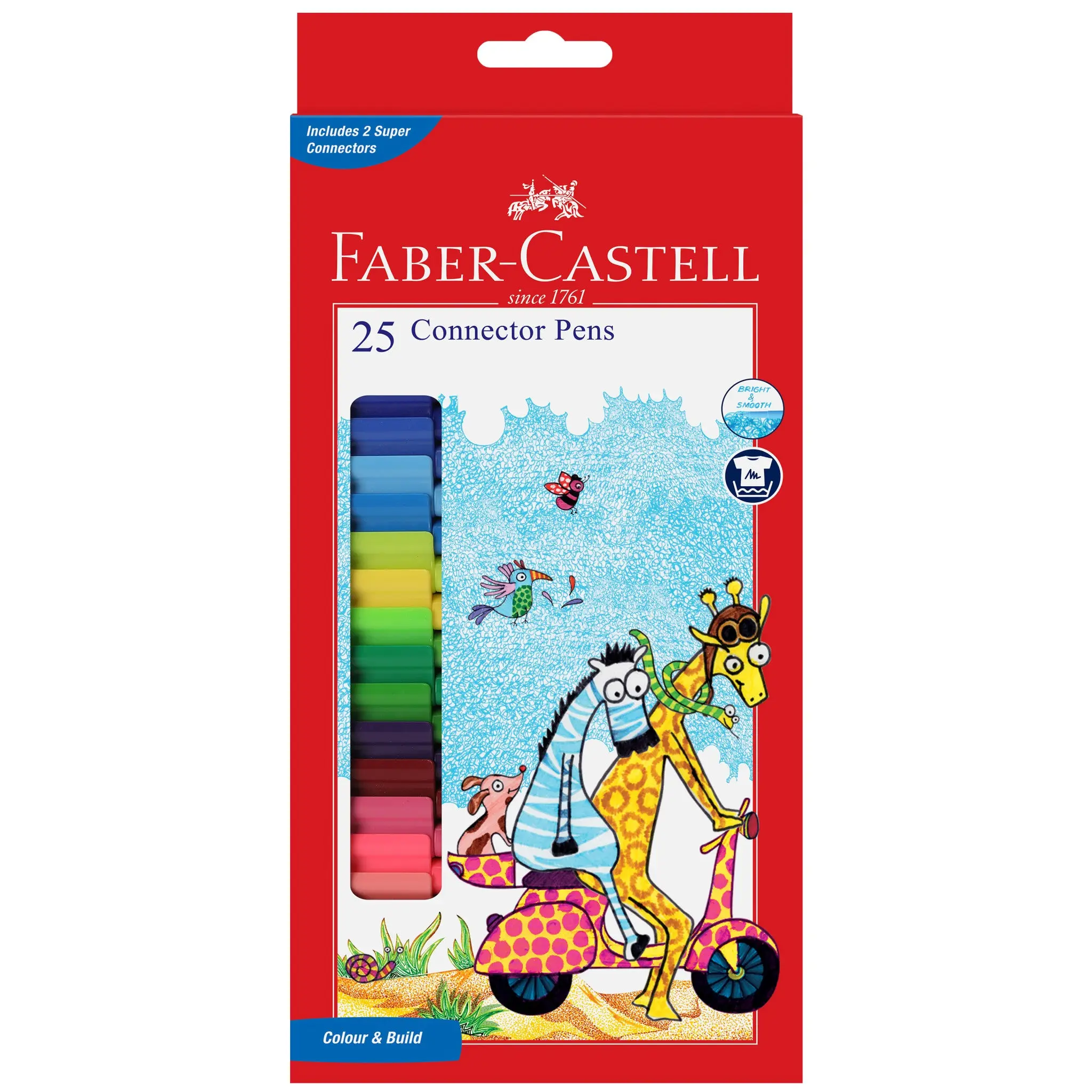 Connector Pen Set with Connectable Caps, 25 Count Colorful & Assorted Pens & Refills for Artistic Play - #FC153025, Colorful Pens & Refills, 25X
