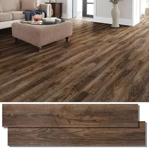 36-Pack Self Adhesive Vinyl Plank Flooring – 54 Sq.Ft Waterproof Wood Grain Tiles (36x6 Inch), Peel and Stick Floor Stickers for Bedroom, Kitchen, Living Room, RV (Smoked Brown)
