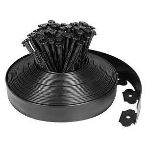 No-Dig Garden Edging Kit | Flexible Lawn & Flower Bed Border (3 Sizes)
