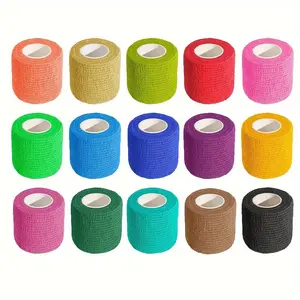 Non-woven Fabric Self-adhesive Tattoo Nail Tape, Elastic Bandage for Nail Art & Make Up, Versatile and Easy to Use Crafting Tool