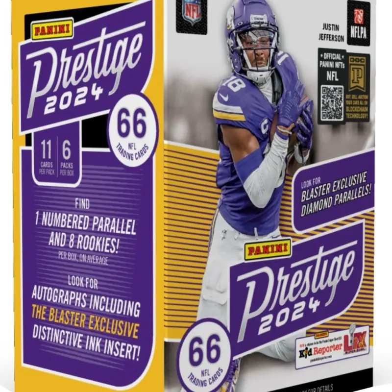 Panini 2024 NFL Prestige Blaster Box - Exclusive Collectible Trading Cards for Enthusiasts - RIP AND SHIP ONLY!
