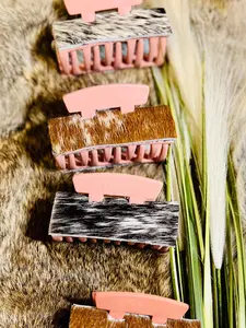 Genuine Cow Hide Hair clip SURPRISE BAG