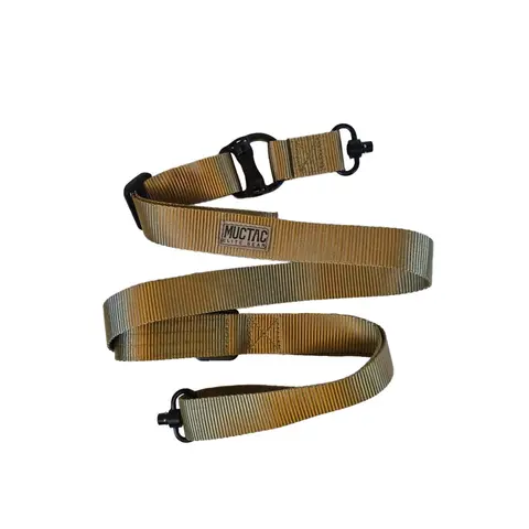 MUCITUP MUCTAC Elite 2-Point Convertible Sling - 1000D Nylon, QD Swivels Included, Minimalist Build, Quick-Adjust Pull Loop, 7.5 oz, Rugged Dependability, for Patrol & Training Shooters, Two-Point Convertible Design