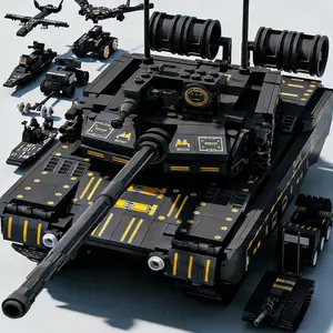 691pcs Tank Building Toy Set, Educational Puzzle Blocks for Boys, Ideal Gift for Kids, Model Xinghao Kc2014, No Ca Prop 65 Warning