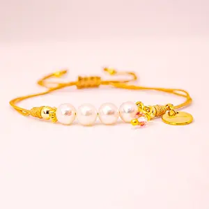 Princess Friendship  Pearl Thread Bracelet