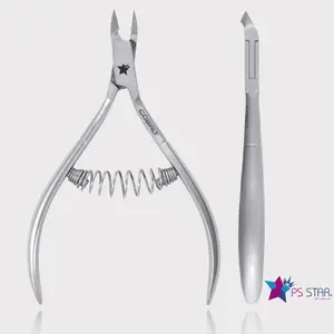 Cuticle Nippers for manicure and pedicure 750P Ps Star PRO  Nail Care Nail Art, Corta Cuticulas 750P, Stainless Steel