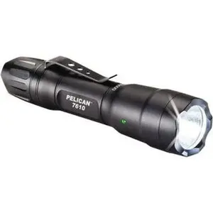 Pelican White LED Flashlight Bulb - 1,018 Lumens, Black Aluminum Industrial/Tactical Body, 1 AA Alkaline Battery Included (076100-0000-110)