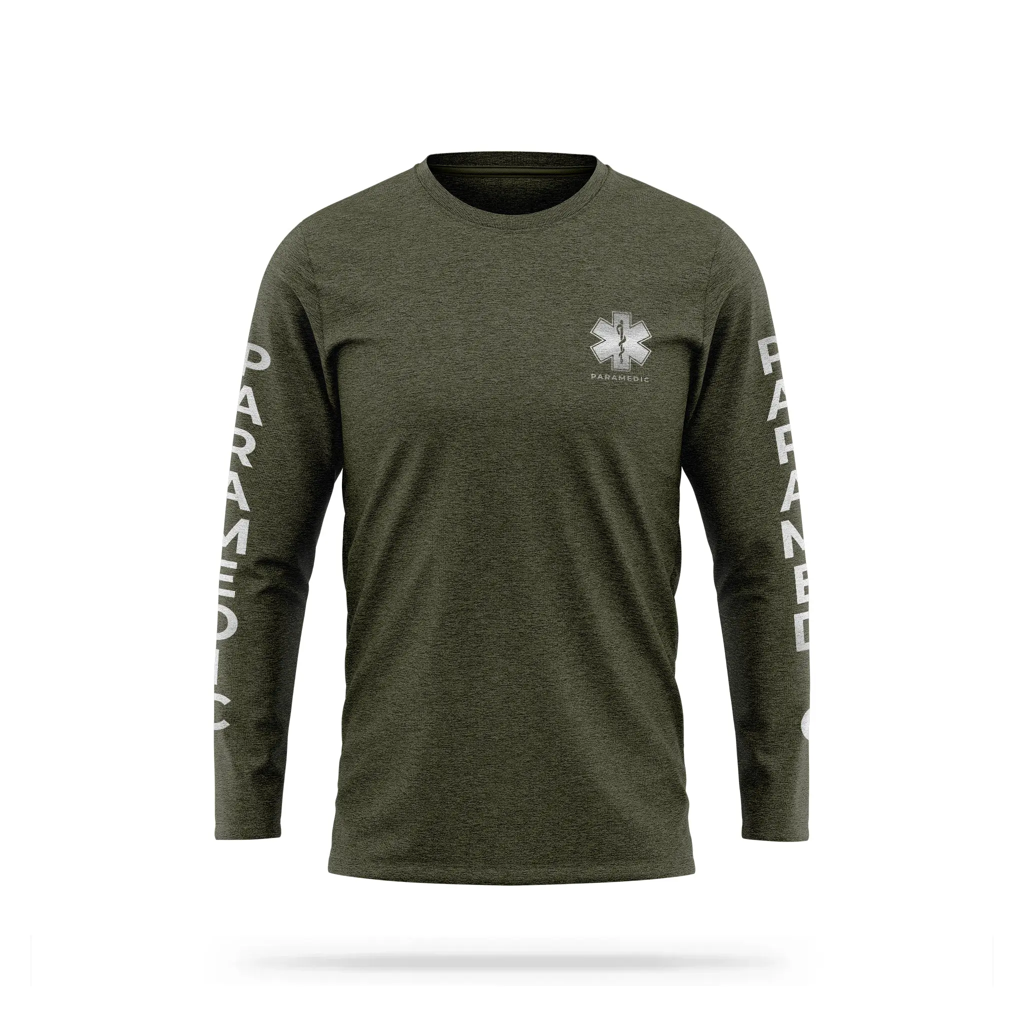 [PARAMEDIC] Reflective Cotton Blend Long Sleeve [GRN/REF]