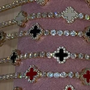 Mini cross religious bracelet