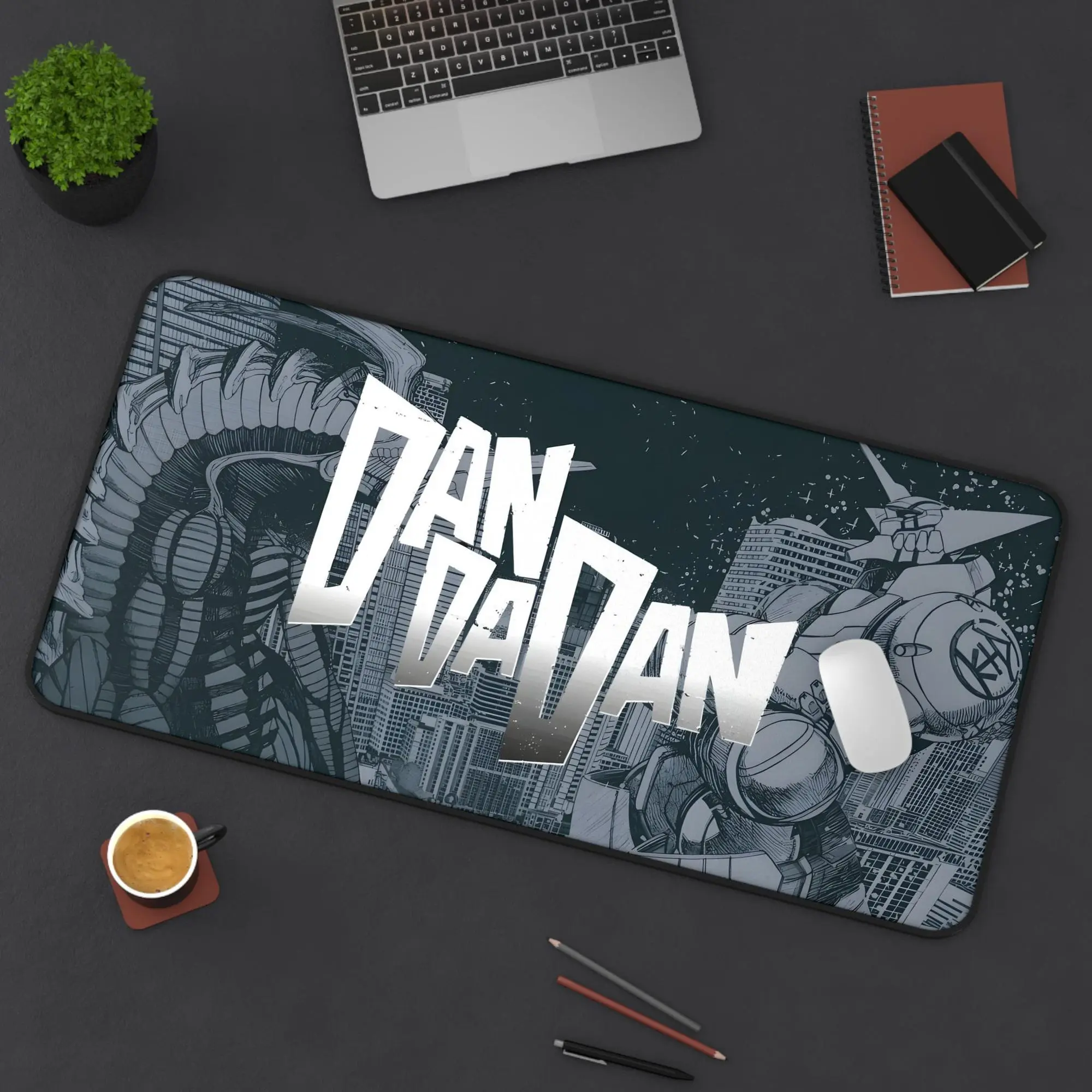 Dandadan Anime Desk Mat Alien Anime Desk mat Anime Desk Mat, Gamer Anime Mousepad Cool Mousepad Anime Okarun MoMo, Keyboard Rug