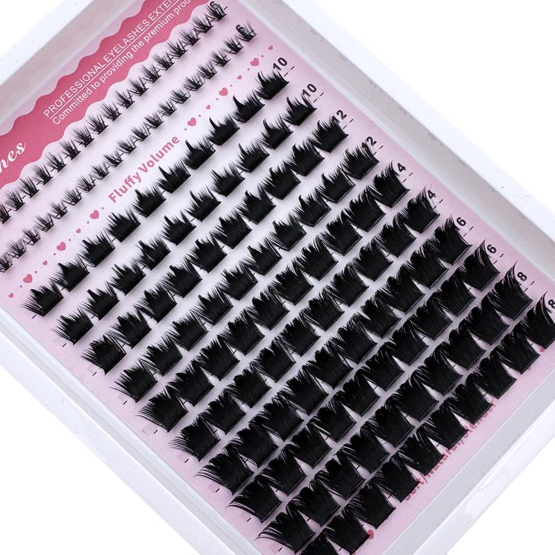 Manga Lash Clusters, Spiked and Lower Eyelashes, Mixed Lengths 6–21 mm for a Multi-Type Natural Yet Dramatic Cat Eye Look, Reusable False Eyelashes, Eyelash Extensions