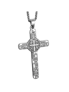 Waterproof Hypoallergenic Cross Necklace - Durable Stainless Steel for Daily Wear