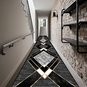 Luxury Long Hallway Runner Rug, Soft Comfortable Bedroom Carpet, Outdoor Patio Mat, Elegant Kitchen Area Rug