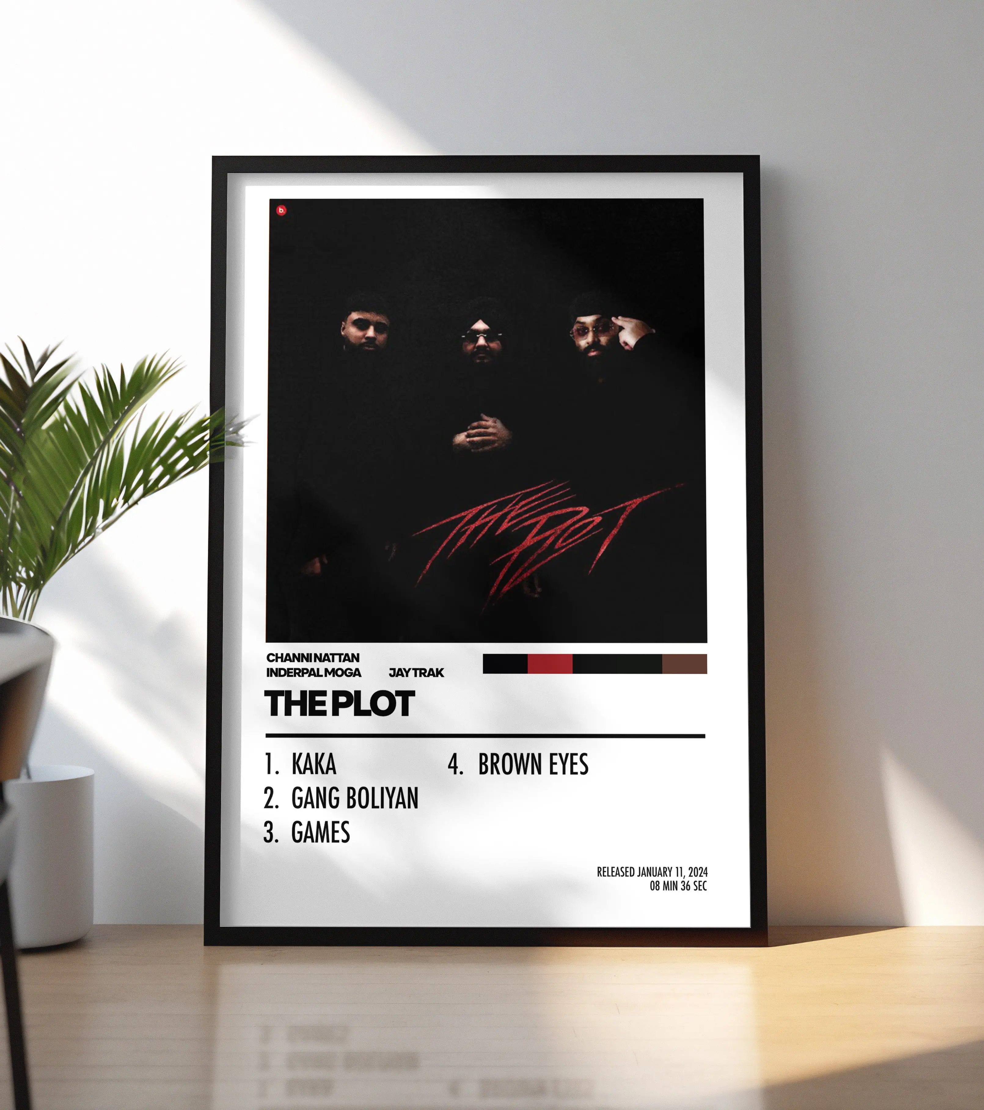 Channi Nattan & Inderpal Moga & Jay Trak - The Plot Poster