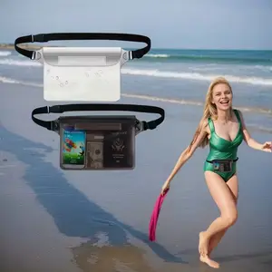 Night Glow Phone Waterproof Bag, PVC Transparent Waterproof Case, Swimming Fluorescent Sealed Water Proof Pouch, Touch Screen Compatible, Dry Bags Waterproof