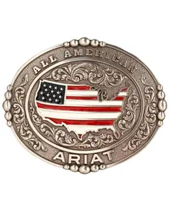 Ariat Men's All American Oval Belt Buckle - A37052