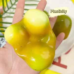1pcs Squishy Toy Color Changing Mango Mochi Pinching Toy Slow Rebound Stress Release Toy Decompression Toy Creative Toys Gifts