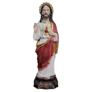 Sagrado Corazon de Jesus  8" Inches Tall 19927-8 Sacred Heart of Jesus Estatua Brand New