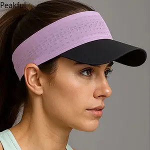 2/4/6pcs Multicolor Sweat-Absorbing Hairband – Quick-Drying & Elastic Sun Hat, Breathable Sports Cap for Tennis, Workout, and Fitness, Adjustable & Non-Slip