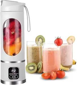 Best Mini Juicer Blender -2-in-1 Ice Crusher &SmoothieMaker | Perfect for Liquid Diets, Fresh Juice,Shakes, Baby Food| USB Rechargeable & Easy to Clean | iftfor Mom & Womendigital multimode juicer blender liquiddiet leakproof lid fruitdrink.