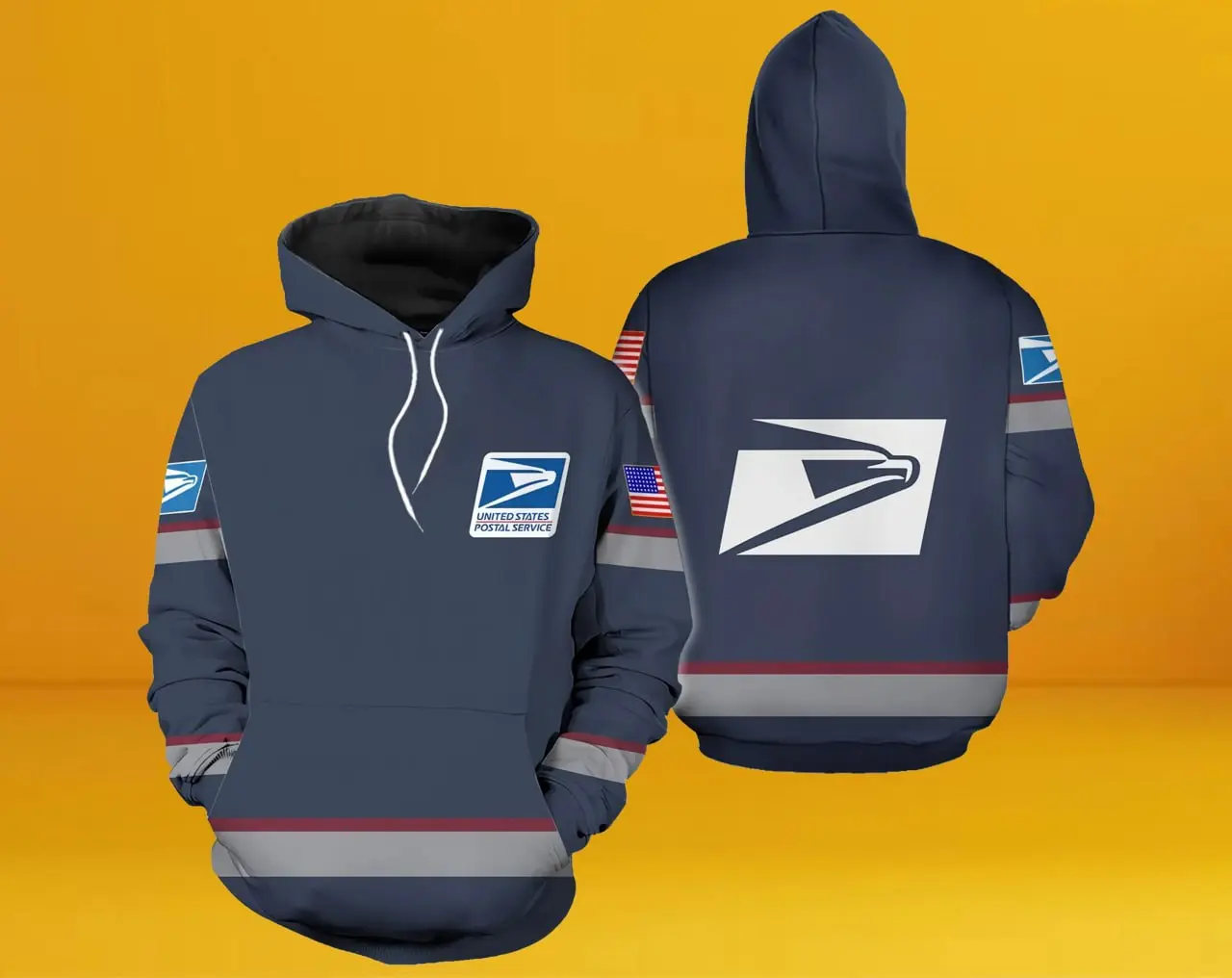 Postal Service Usps Hoodie 3d, Postal Worker 3D