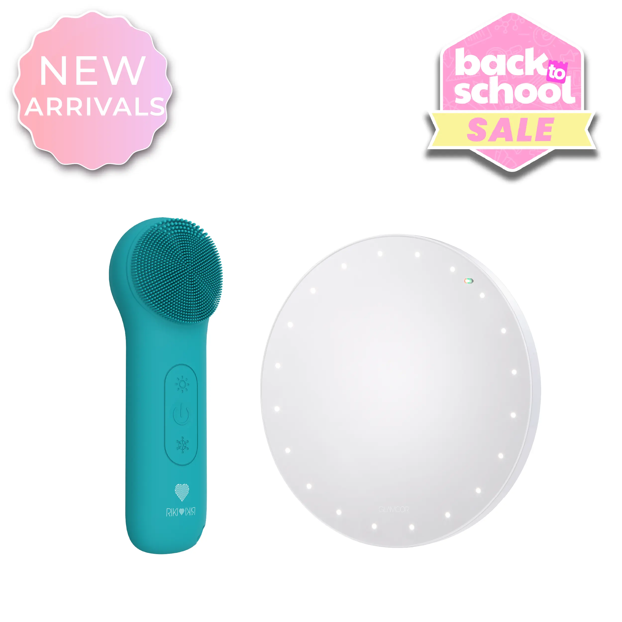 RIKI Radiant and Shaving Mirror Value Set