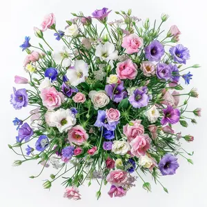 Mixed Lisianthus Flower Seeds for Planting Outdoor-Perennial Eustoma Cut Flower Plant Garden Home Ornamental Non-GMO