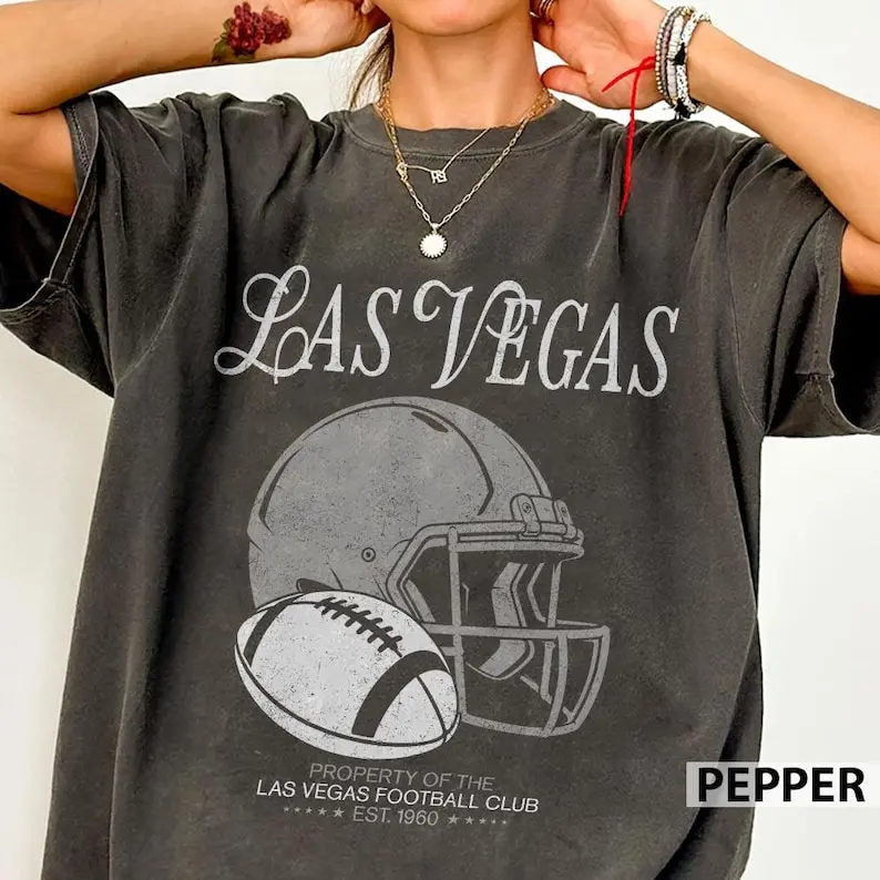 Las Vegas Football Vintage Comfort Colors Shirt, Retro Las Vegas Football 90s Shirt, Game Day Sweatshirt