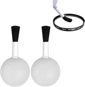 2-Piece Camera Cleaning Kit with Air Dust Blower and Soft Brush for Digital Camera Lenses, LCD Screens