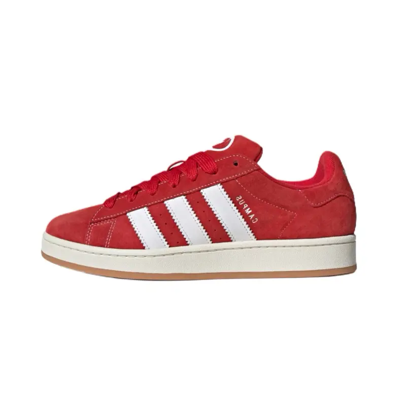 Adidas Campus 00s Suede 3-Stripes Scarlet Gum Men’s Unisex Closed-Toe Casual Daily Fashion Sports Footwear Sneakers, Chunky Sole, Three Stripes