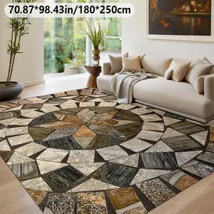 Stone-like modern wind area carpet can be machine washed home decoration sofa coffee table mat bedside mat kitchen study home carpet mat Decorative Area Rug Machine Washable Rugs