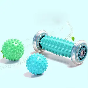 Multifunctional Massage Ball Set, Foot Arch Trigger Point Balls, Fitness Spiky Ball, Hand Grip Ball, Peanut Membrane Ball, Portable