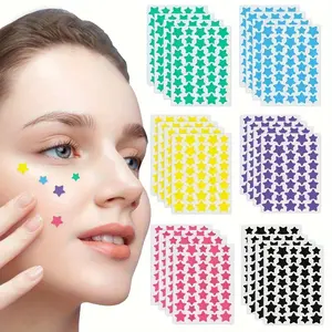 Star Shaped Acne Cover Patch, 240pcs/set Mixed Color Invisible Acne Cover Sticker, Skin Care Product for Women & Men