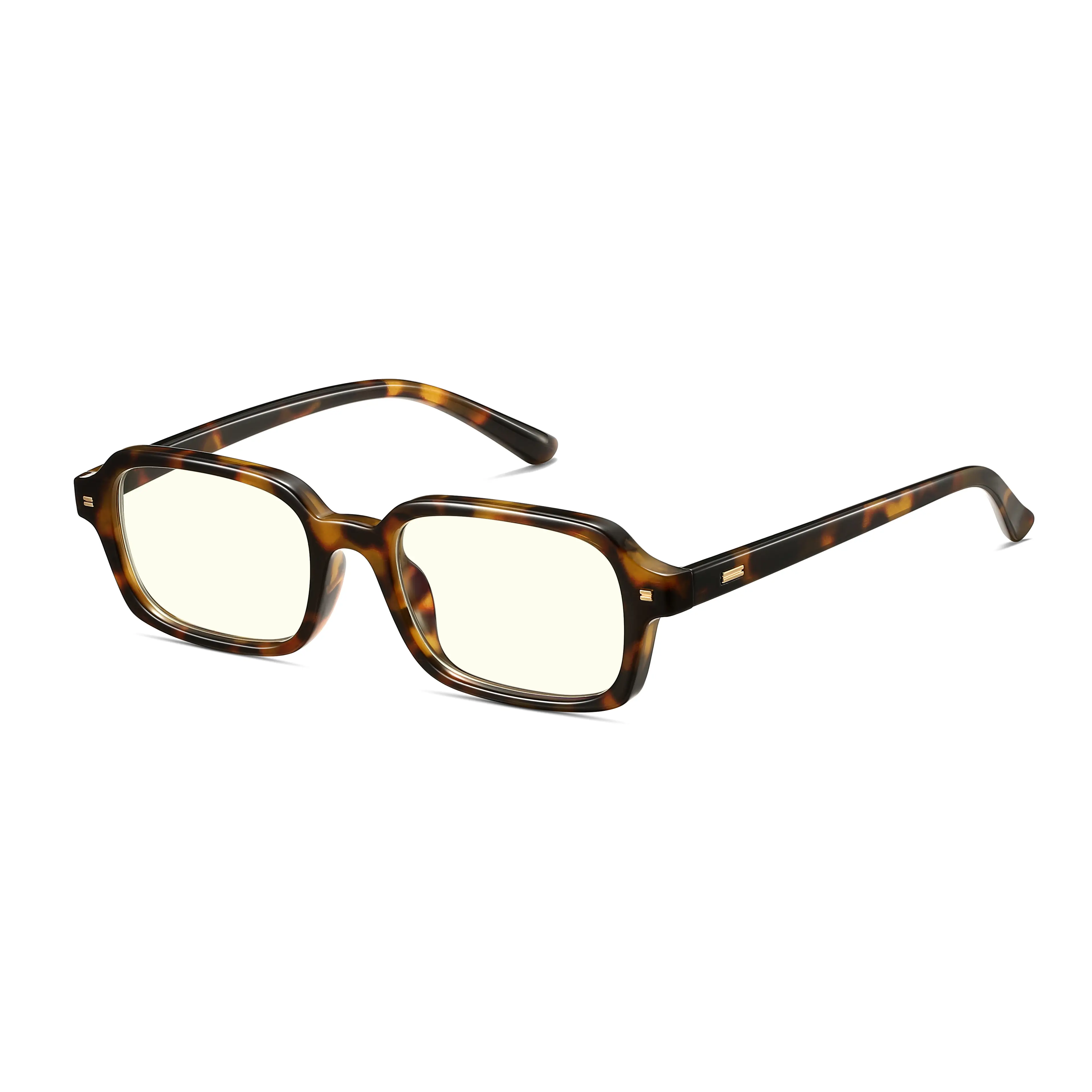 kimorn Women's Bluelight Glasses, Trendy Rectangle Fashion Eyeglasses with a Lightweight Plastic Frame for Laptop Gaming, Glasses Fashion, Full Rim, Female, Gaming Look, Women's Fashion