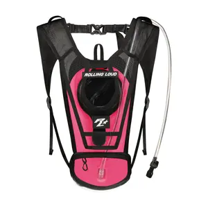 RL  Clear Pink Hydration Backpack - Festival Approved