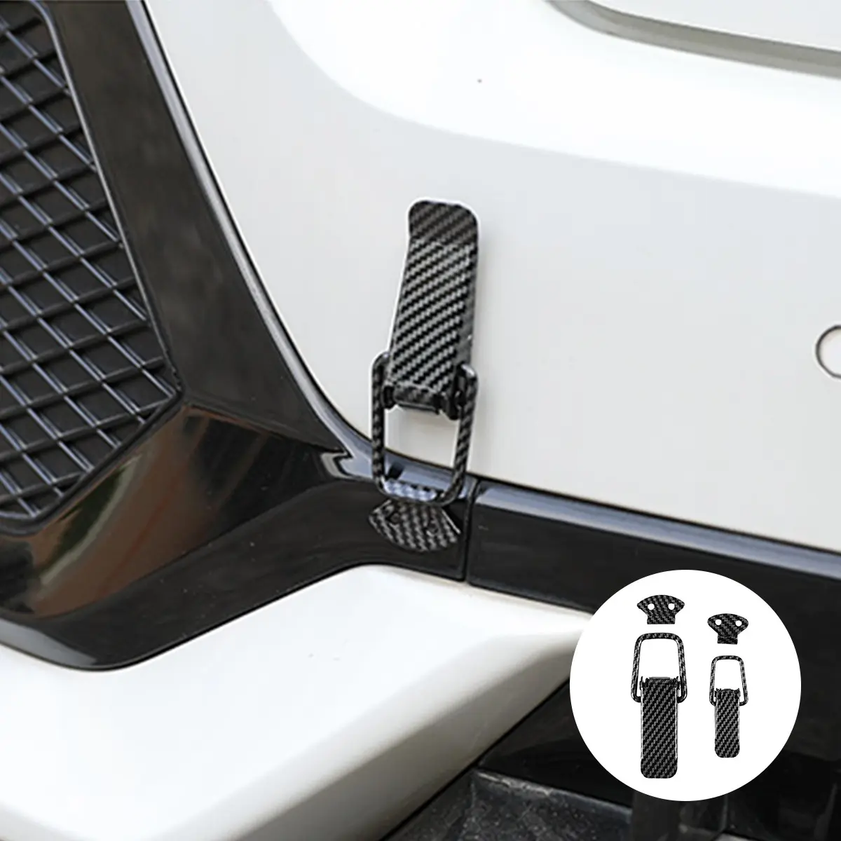 2 Pcs Fastener Clip Universal Security Hook Lock Clip Kit Bumper Quick Release Hook Lock Clip for Drone Automotive Car Accessories Bumper Retainer Clips