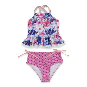 floral print Summer Kids Swimwear