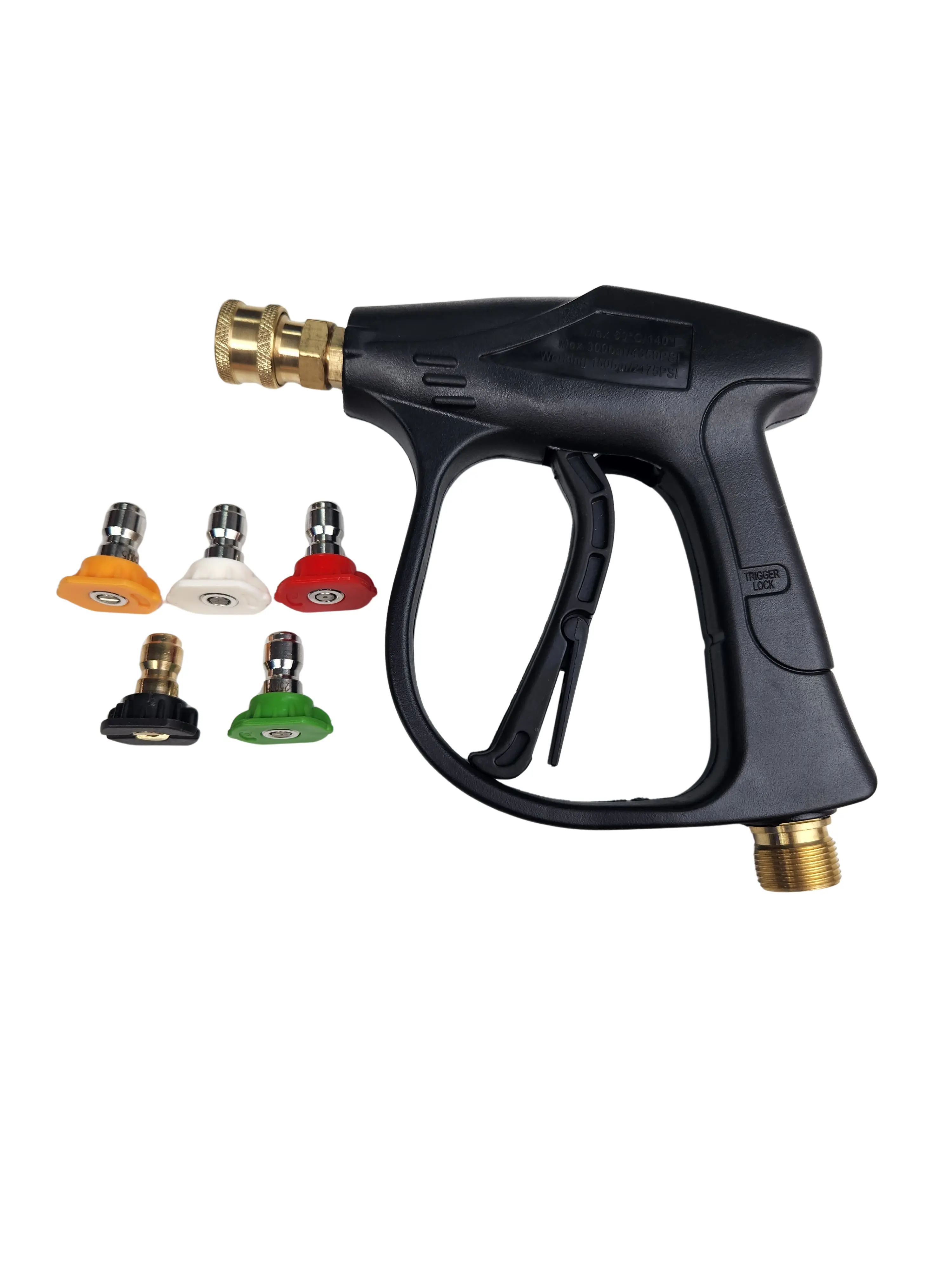 Marine Detail High-Pressure Gun – 5 Nozzle Tips Included - Professional Series