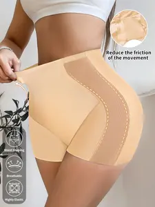 Women's Compress Shapewear Underwear High Waisted Butt Lifting Seamless Breathable Comfort Panties, Casual Plain Design for All Seasons, High Waist Trainer
