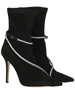 Jimmy Choo Talika Str 100 Suede Bootie