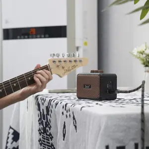 Irin Electric Guitar Bluetooth-compatible Speaker, Small Portable Audio Device, Ideal for Music Lovers, Compact Design, Easy Connectivity, Wireless Speakers