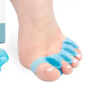 Toe Separators - Correcting Bunions & Restoring Original Shape - Blue Design for Men & Women - Easy Use & Discreet - Maintain Natural Toe Shape
