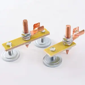 Auto Body Repair Machine Ground Wire Clamp Copper Welding Tool, Car Shape Fixer Magnetic Jumper Cable Connector, Essential Auto Maintenance Gear, Automotive Repair Tools