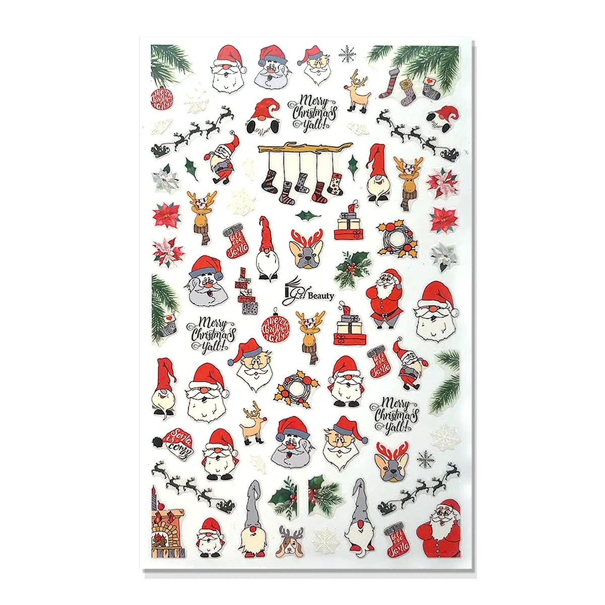 Nail Art Stickers - Christmas 39